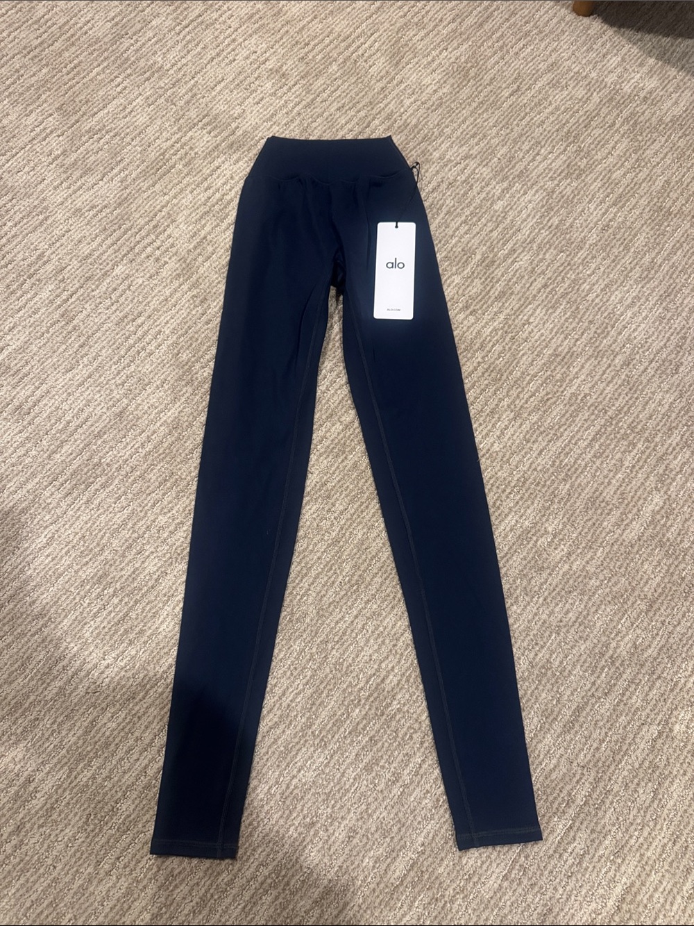 ALO Yoga Navy SOFTSCULPT define Leggings
